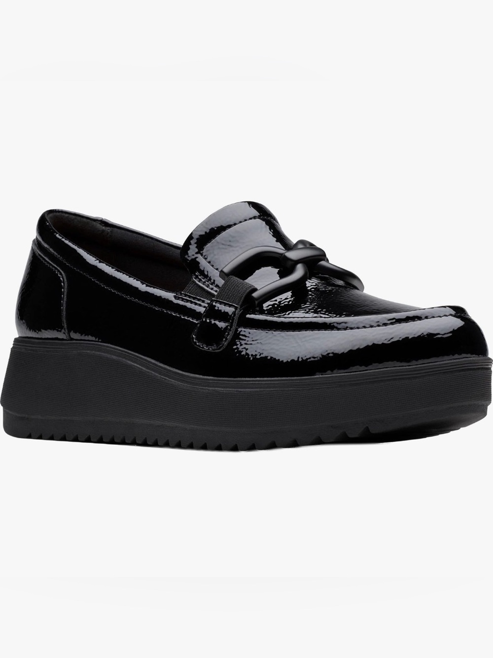 Zylah Crinkle Patent Loafers